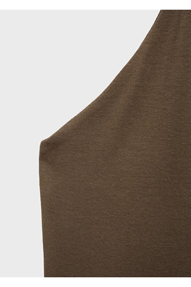 Sırt dekolteli midi elbise - 8