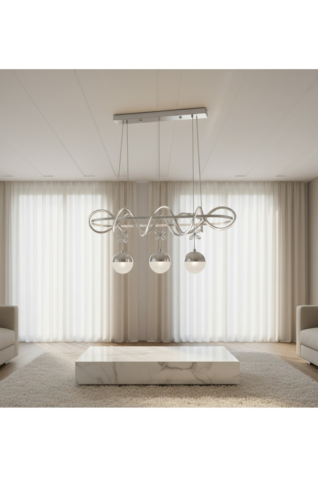 BUSE MASAÜSTÜ LEDLİAVİZE KROM - 4