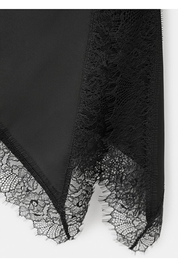 Dantel detaylı kazak - 6