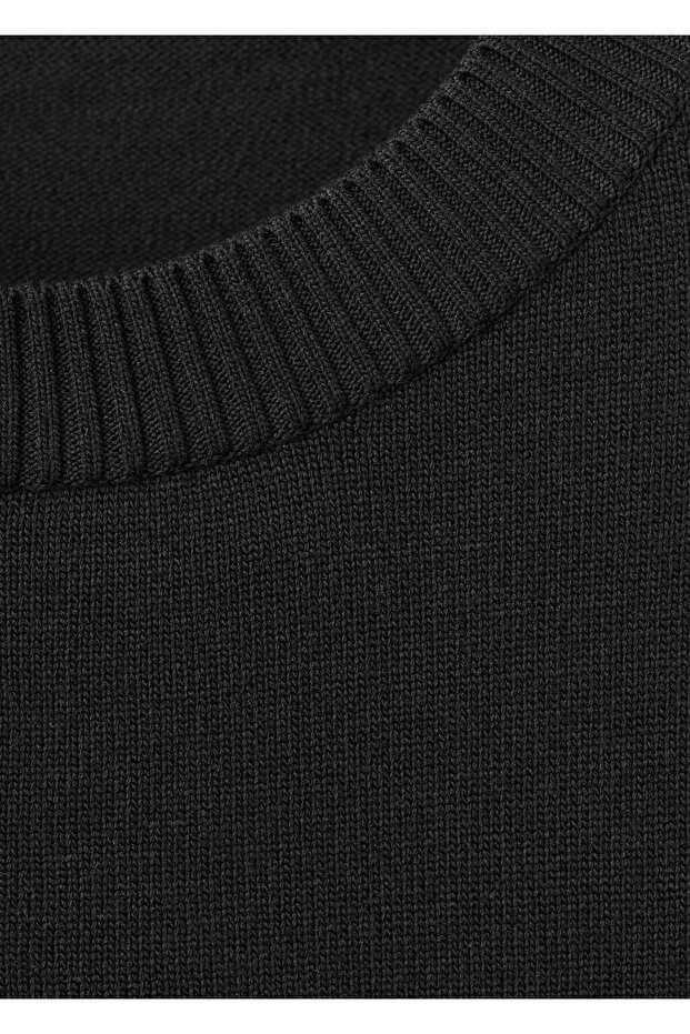 Dantel detaylı kazak - 5