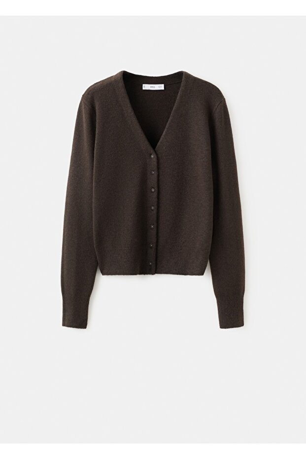 V yaka triko hırka - 3