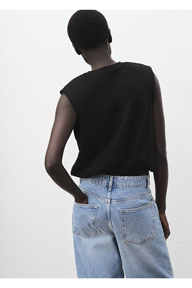 Pamuk balon bluz - 4