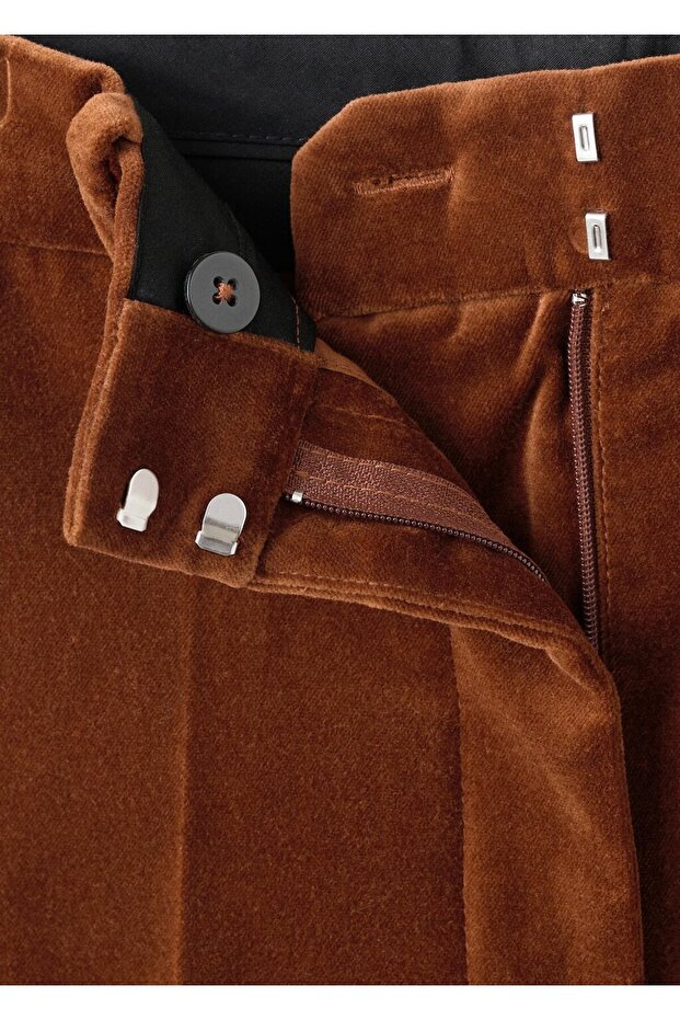 Kadife kumaş pantolon - 8