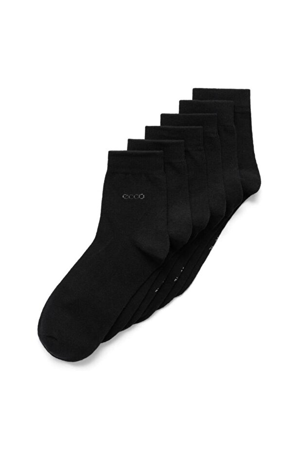 Classic Ankle Cut 3-Pack Siyah Çorap - 1