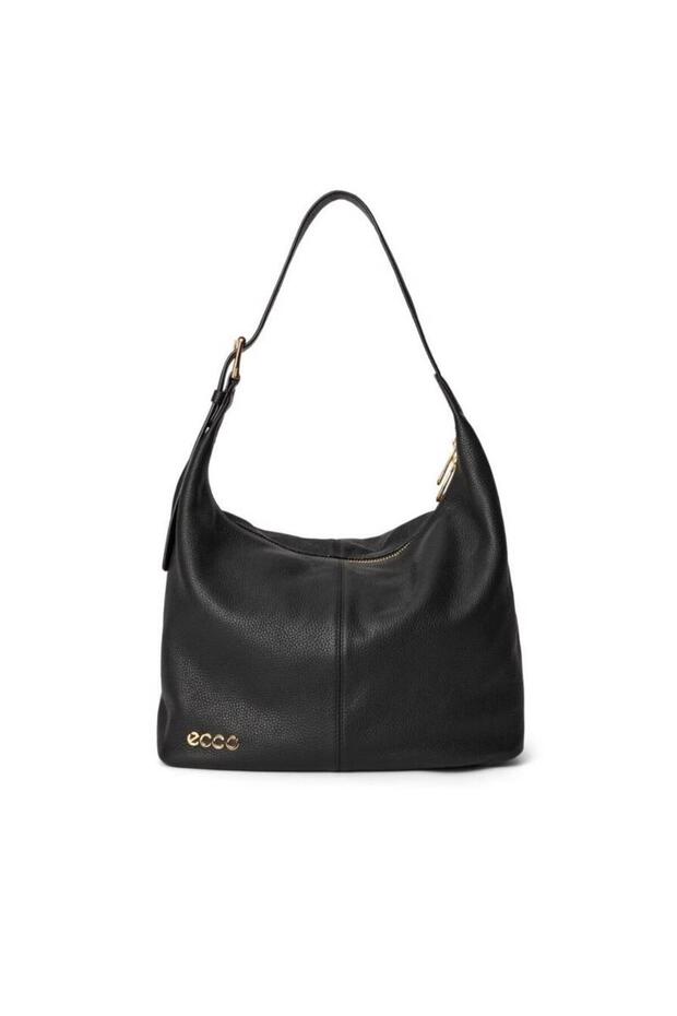 Hobo M Soft Siyah Deri Çanta - 1