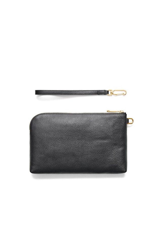 Wristlet L Soft Pebbled Leather - 2