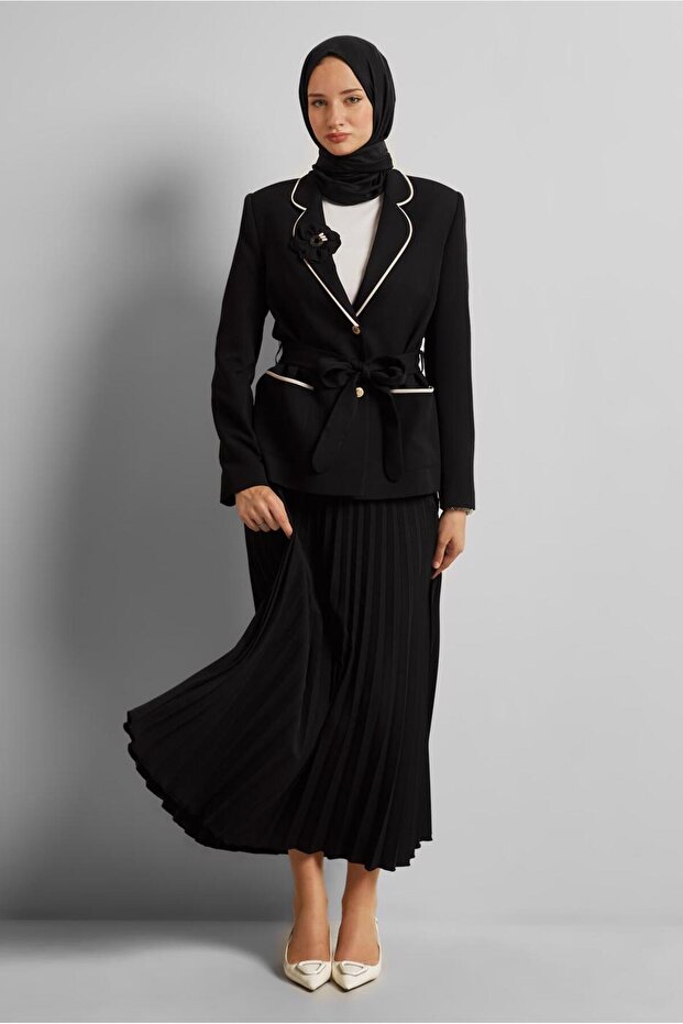 Belted Skirt Suit 30531
