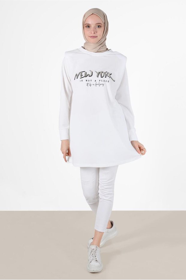 Printed Padded Tracksuit Tunic 42776