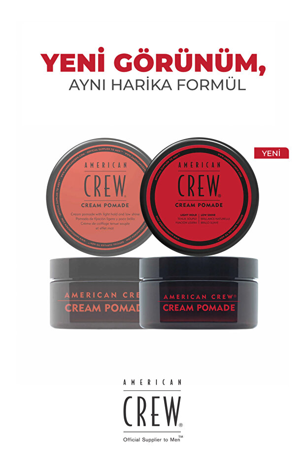 Cream Pomade 85 g – Orta Tutuş & Doğal Parlaklık Veren Erkek Saç Kremi | Kolay Şekillendirici Pomad - 3