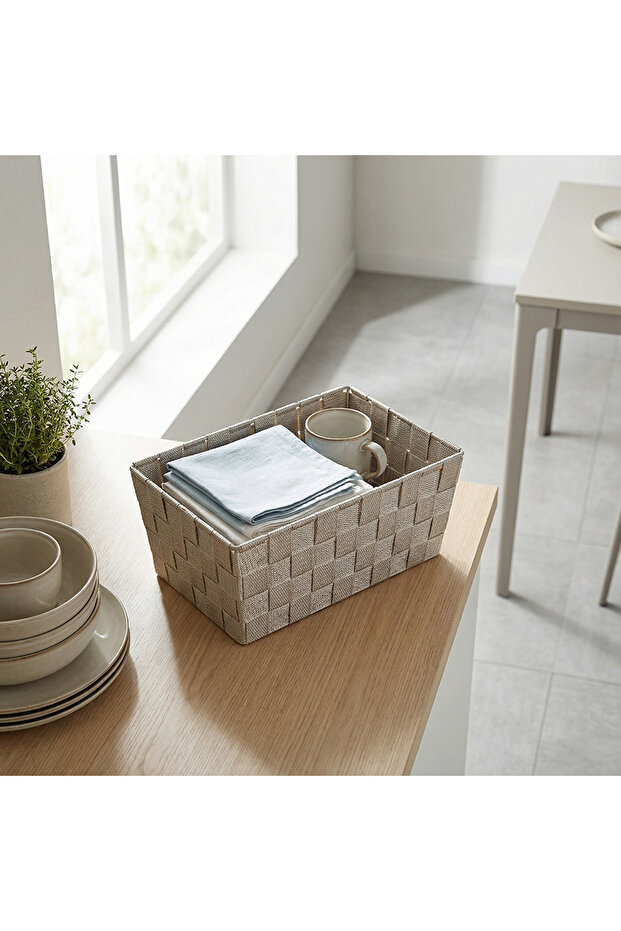 Plastik Örme Saklama Kutusu M - 3