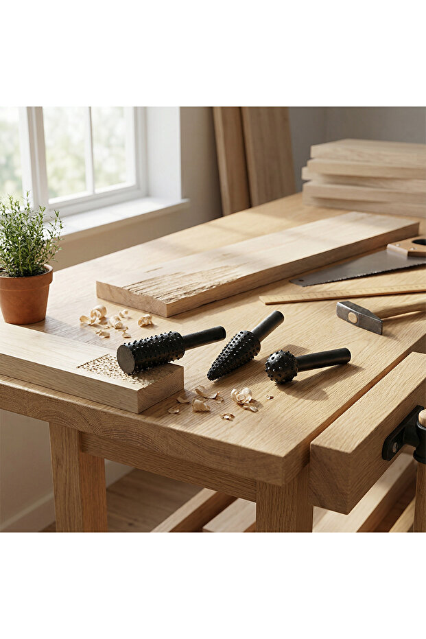 Ahşap Raspalama Seti Üçlü - 2