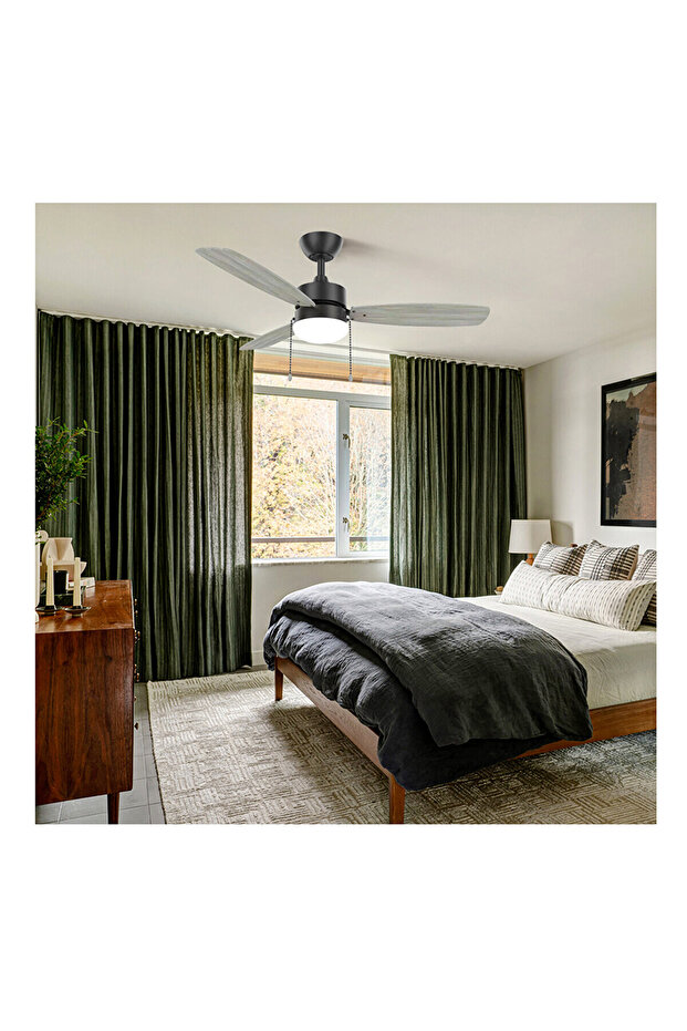 Classy 3 Kanatlı Led Siyah 111Cm Tavan Vantilatörü - 3