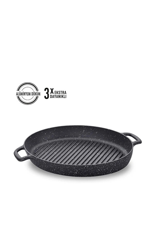 Gusto Volkanit 35X25 cm Oval Pan with Two Handles A1374