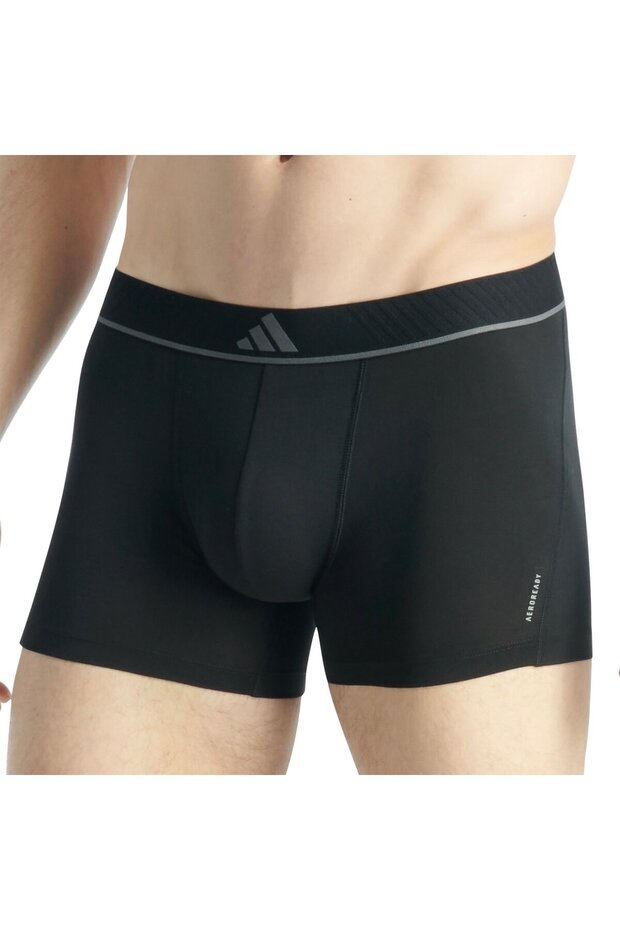 Herren Boxershorts, 6er Pack - Trunks, Active Micro Flex , Logo, einfarbig - 5