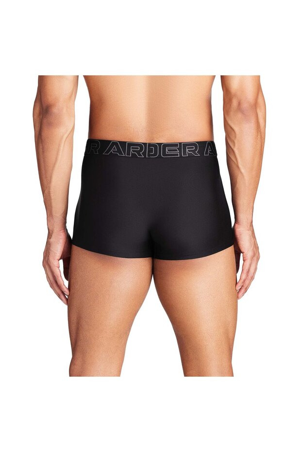 Herren Boxershorts, 6er Pack - Performance Tech Trunks Solid 3 in, Stretch, einfarbig - 3