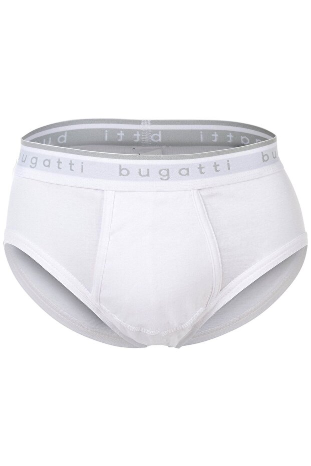 Herren Slips, 3er Pack - Feinripp, Eingriff, Baumwolle, einfarbig - 2