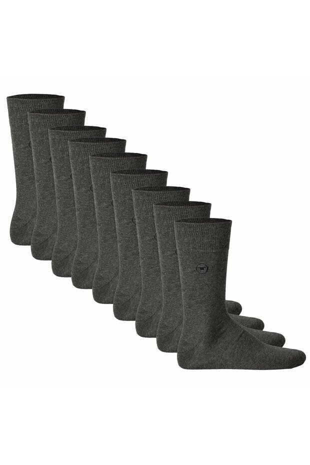 9er Pack Herren Socken - Basic, einfarbig - 1