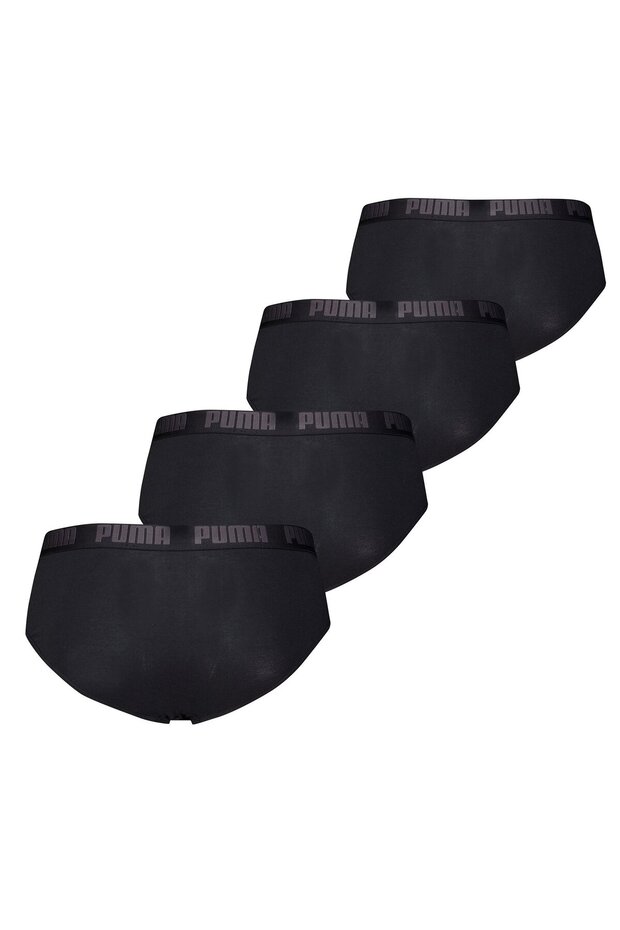 Herren Slips, 4er Pack - Basic Brief ECOM, Cotton Stretch, Everyday - 2