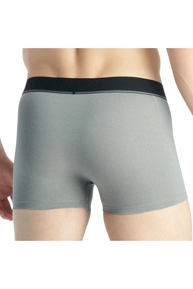 Herren Boxershorts, 6er Pack - Trunks, Active Micro Flex , Logo, einfarbig - 3