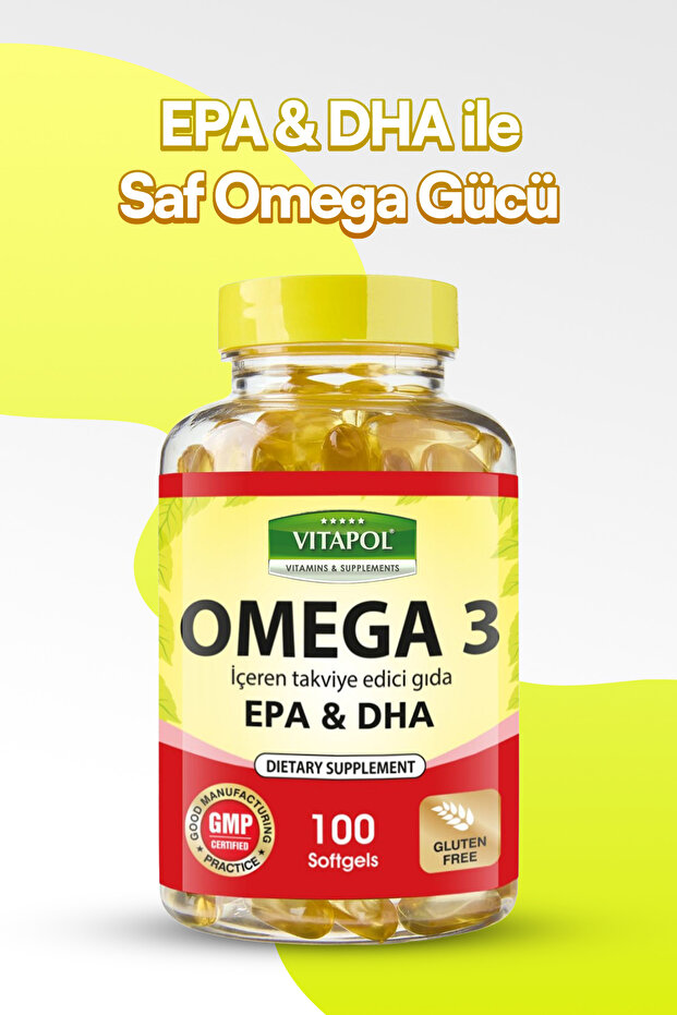 Omega 3 100 Kapsül EPA DHA - 1