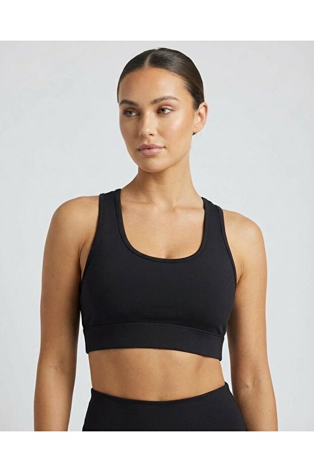 قميص سباحة أسود للنساء من نوع Basic Bustier