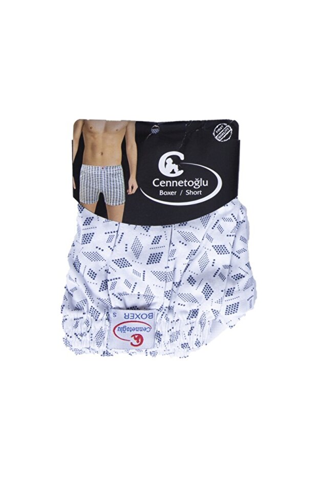 مجموعة من 9 قطع من الملاكمين بأزرار بنمط مختلط للرجال - 4