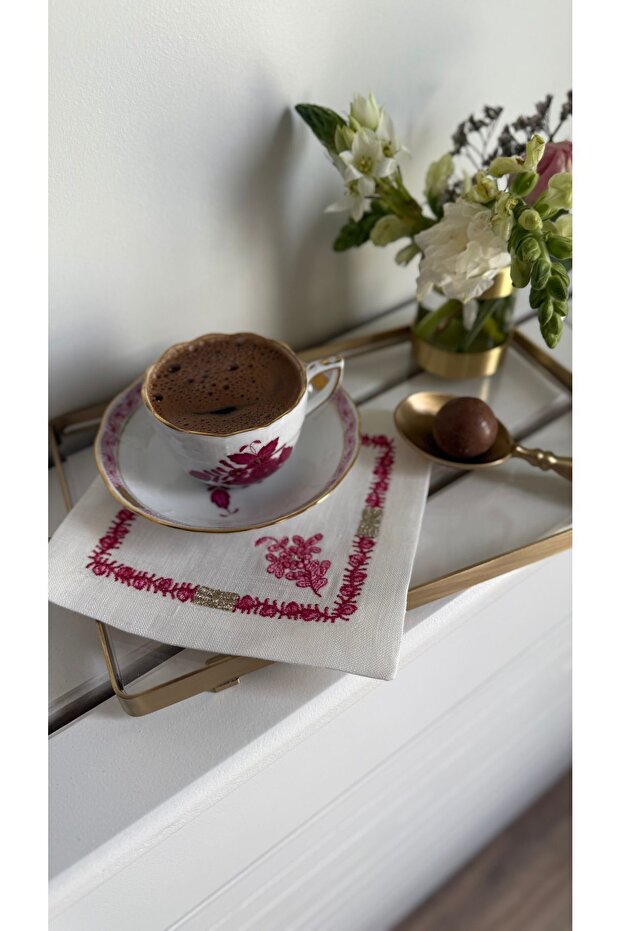 Her Pembe Kokteyl Peçetesi - 3