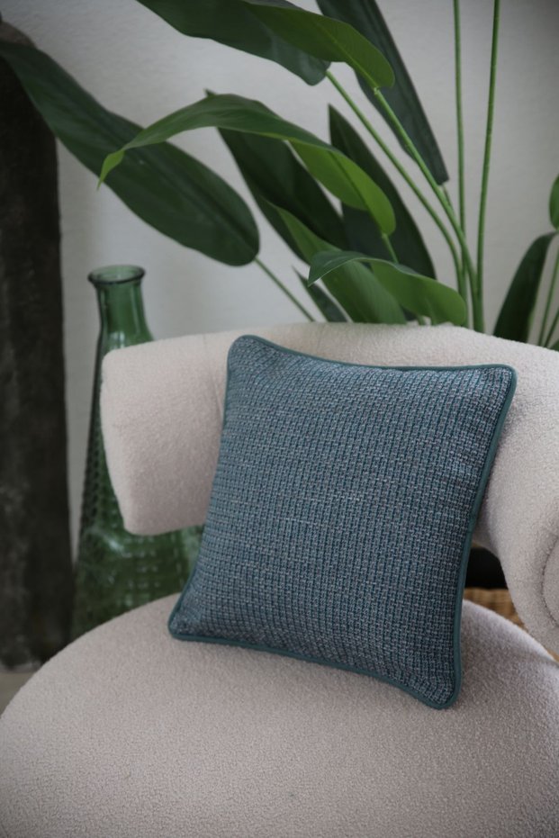 Goff Petrol Green Throw Pillow Cover (45X45)