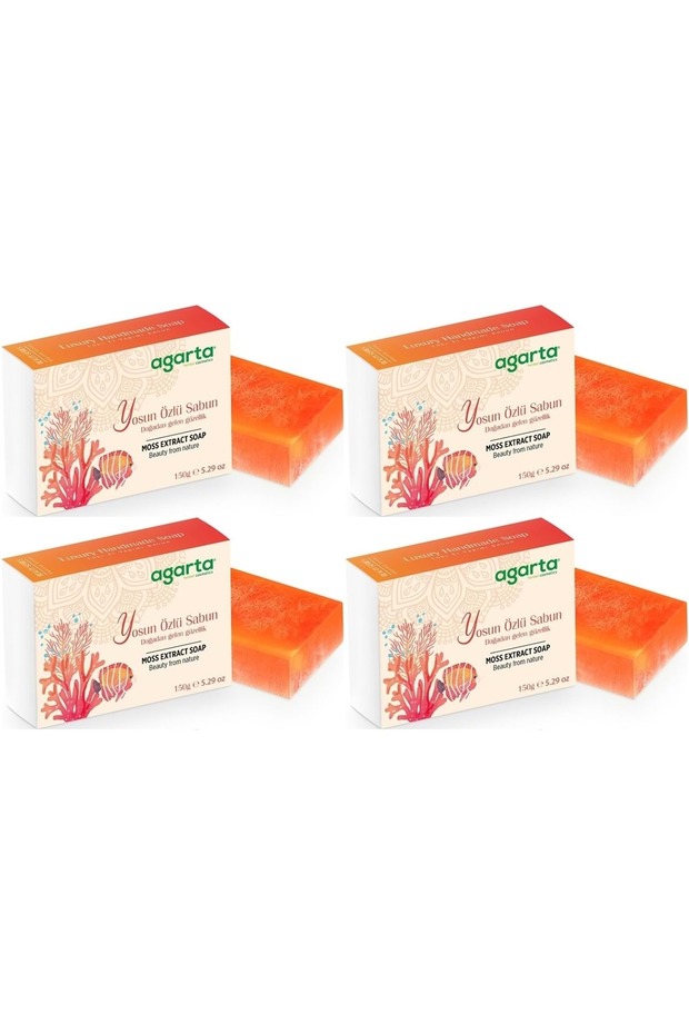 Handmade Natural Soap 150Gr with Seaweed Extract (Set of 4)