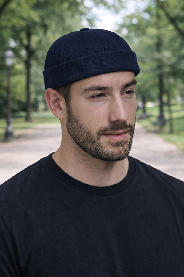 Unisex Basic Sipersiz Docker Şapka - 1