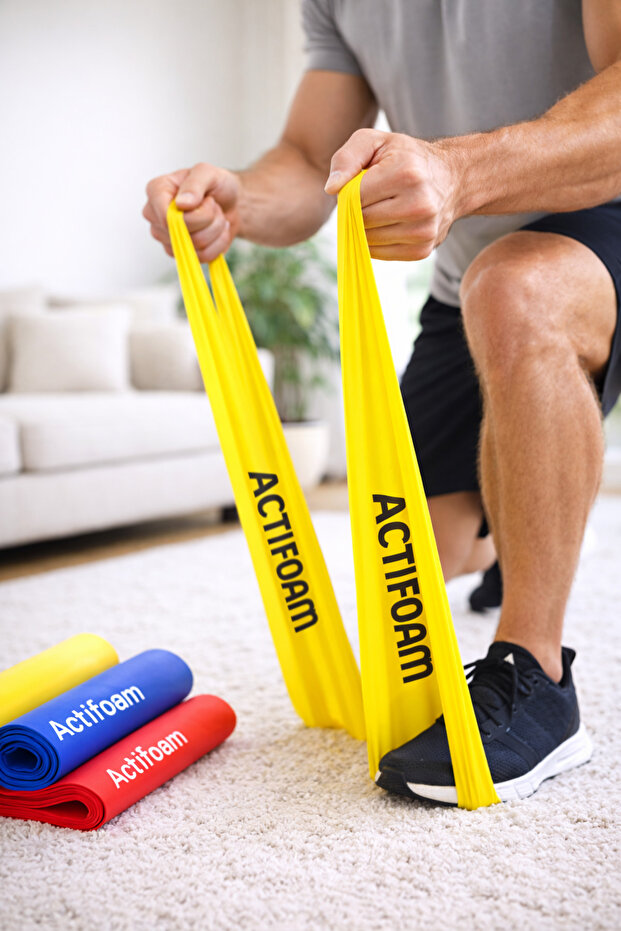 Trostruki pilates trak (150 cm) - 4