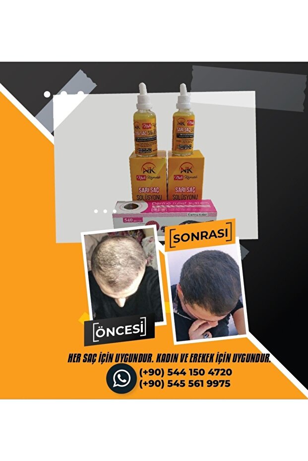Sarı saç solusyonu - 4