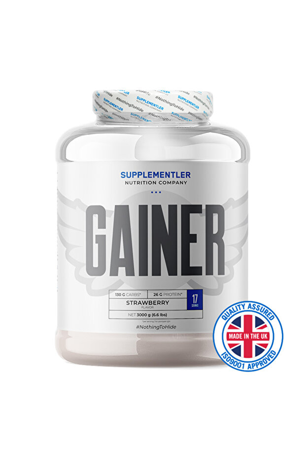 Gainer 3000 Gr - Çilek - 1