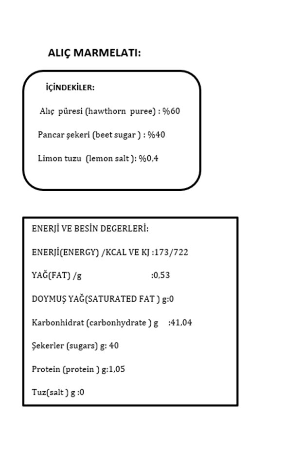 Alıç Marmelatı 630 gr - 4