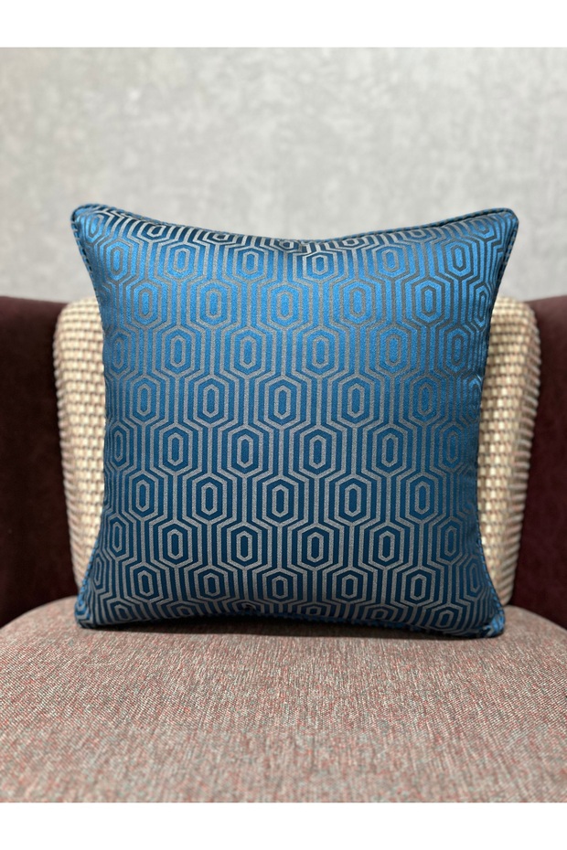 Exclusive Imported Pablo Series Parliament Blue Throw Pillow Case 43X43Cm