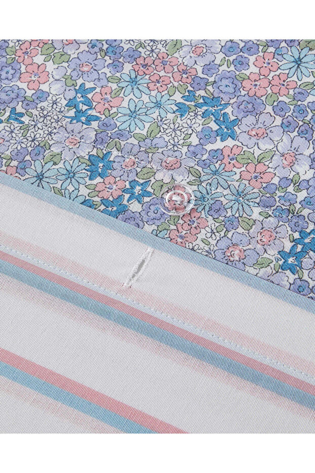 Bloss Mist pamut dupla paplanhuzat szett 200x220 cm lila - 6