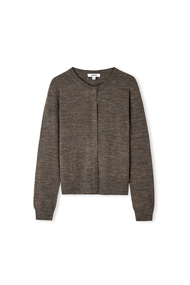 Basic triko hırka - 3