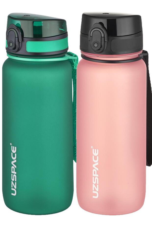 2-Piece Tritan Flask Set 650 ml 14 Different Color Options Fiftyfifty -3037Seta