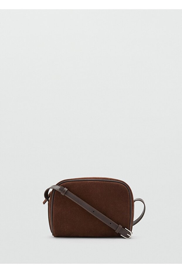 Süet deri çapraz askılı çanta - 3