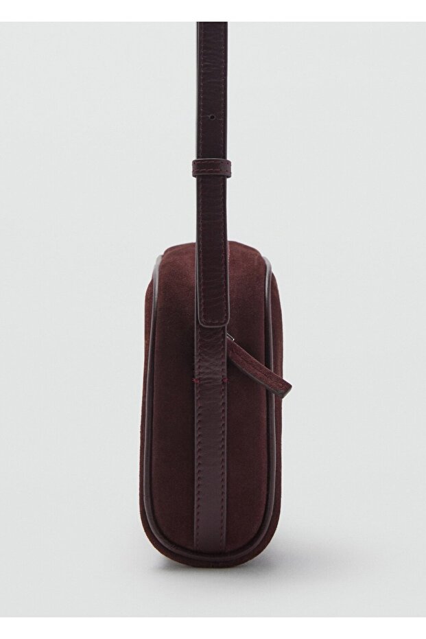 Süet deri çapraz askılı çanta - 3