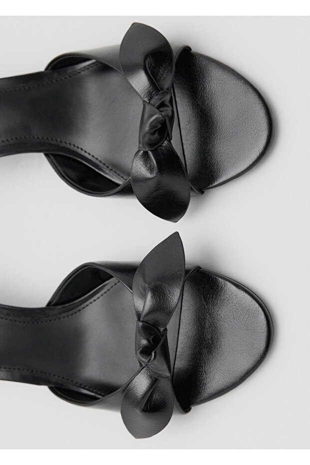 Kurdeleli topuklu sandalet - 3