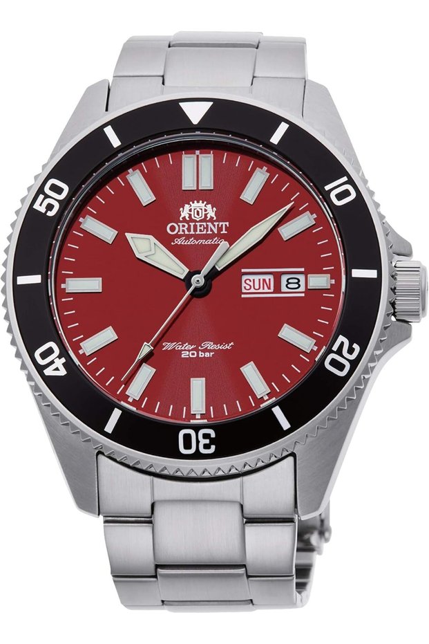 Kano/Big Mako Men's Automatic Manual Winding Mechanical Sports Steel Silicone Wrist Watch