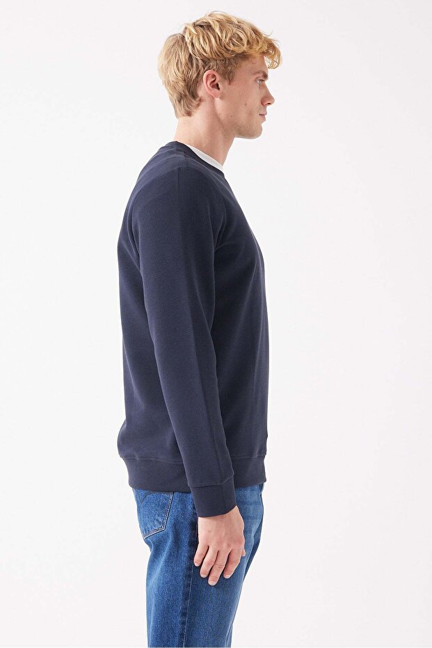 سترة رجالية أساسية من القطن المضلع - 2