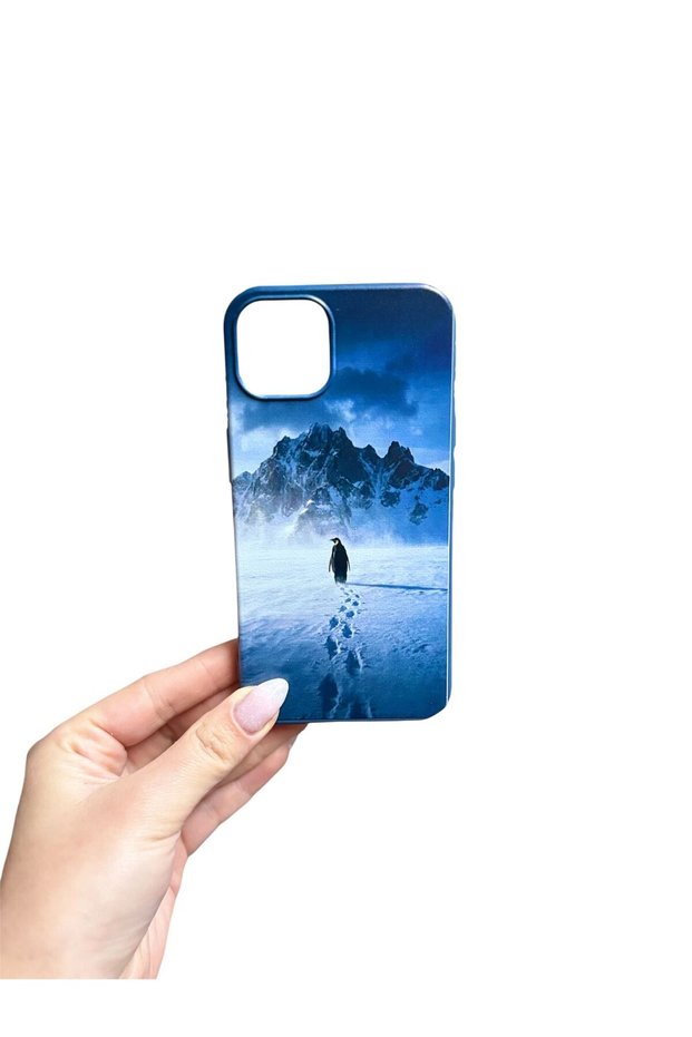 Nihilistic Lonely Penguin Phone Case Compatible with iPhone 13-14