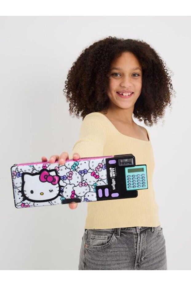 Hellokity Patterned Pop Out Pencil Case - 1