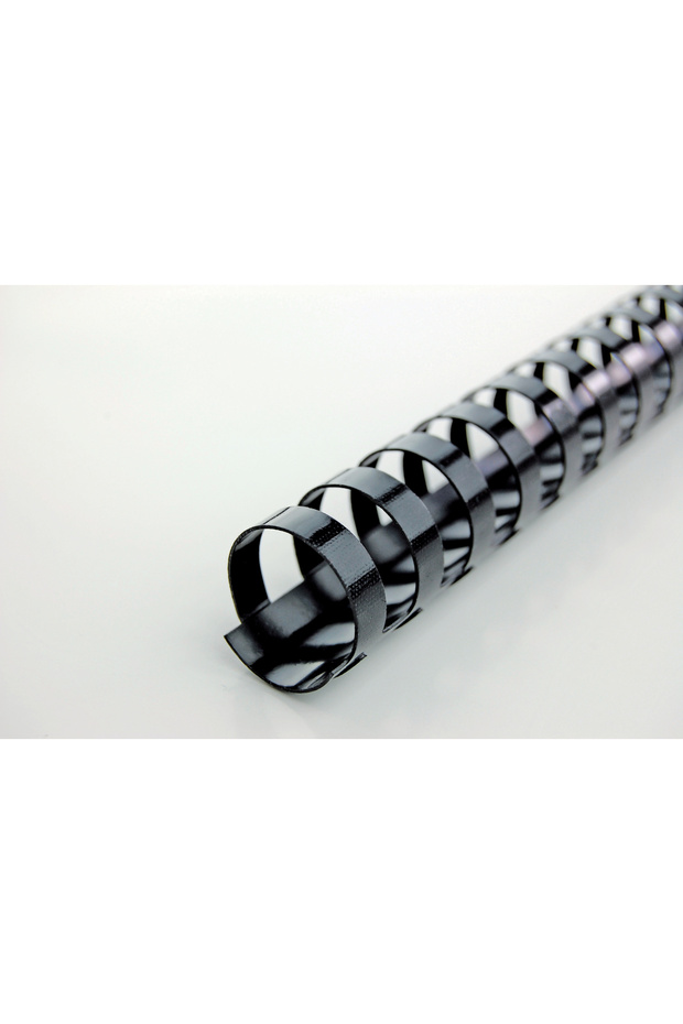 Plastic Binding Ring 12 mm Black For 95 Sheets 100/Pack - 2