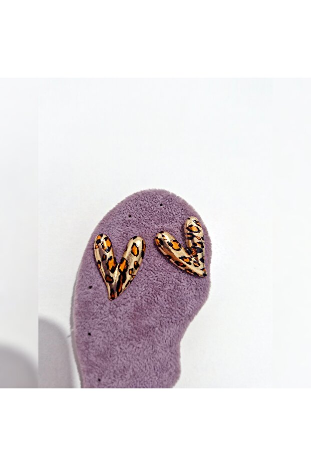 Leopar desenli küpe