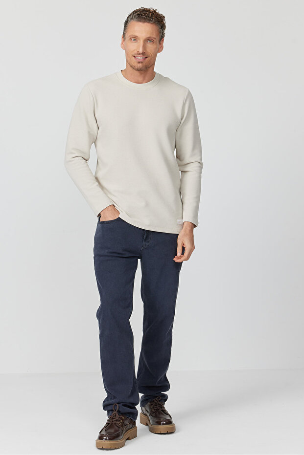 Erkek Basic Sweatshırt - 7