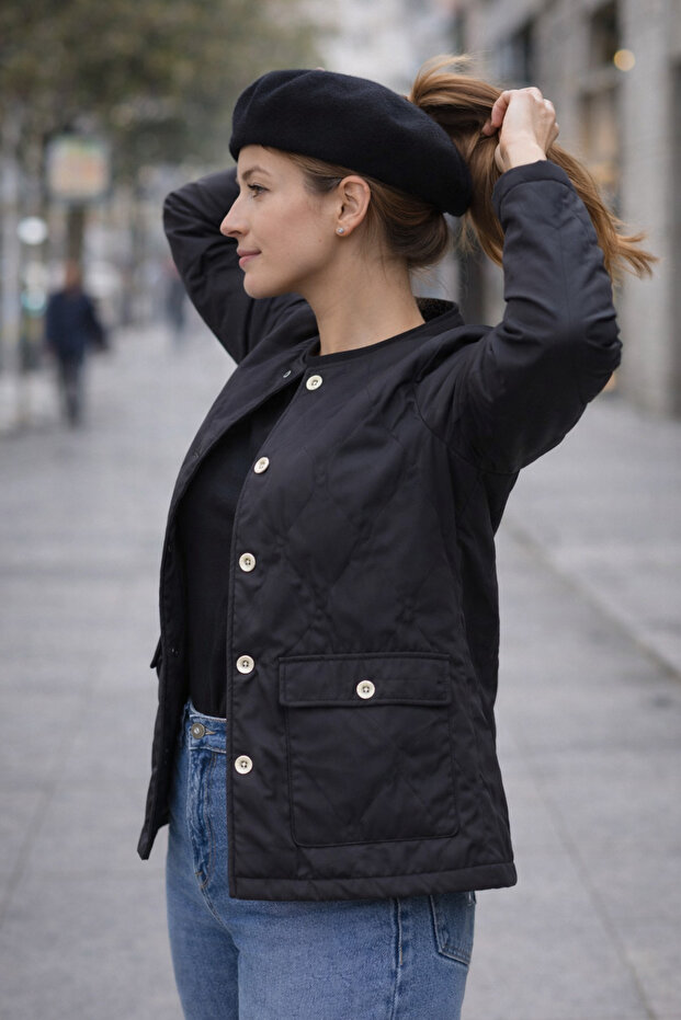 Kısa Kapitone Mont - 3