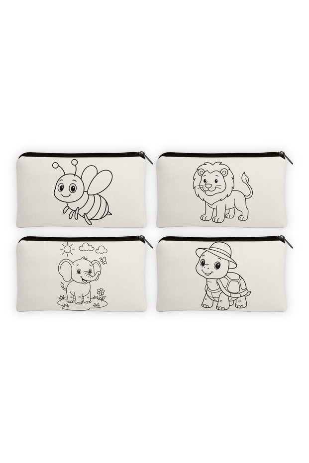Animals Pen Holder Painting Bag Set of 4, Activity, Painting